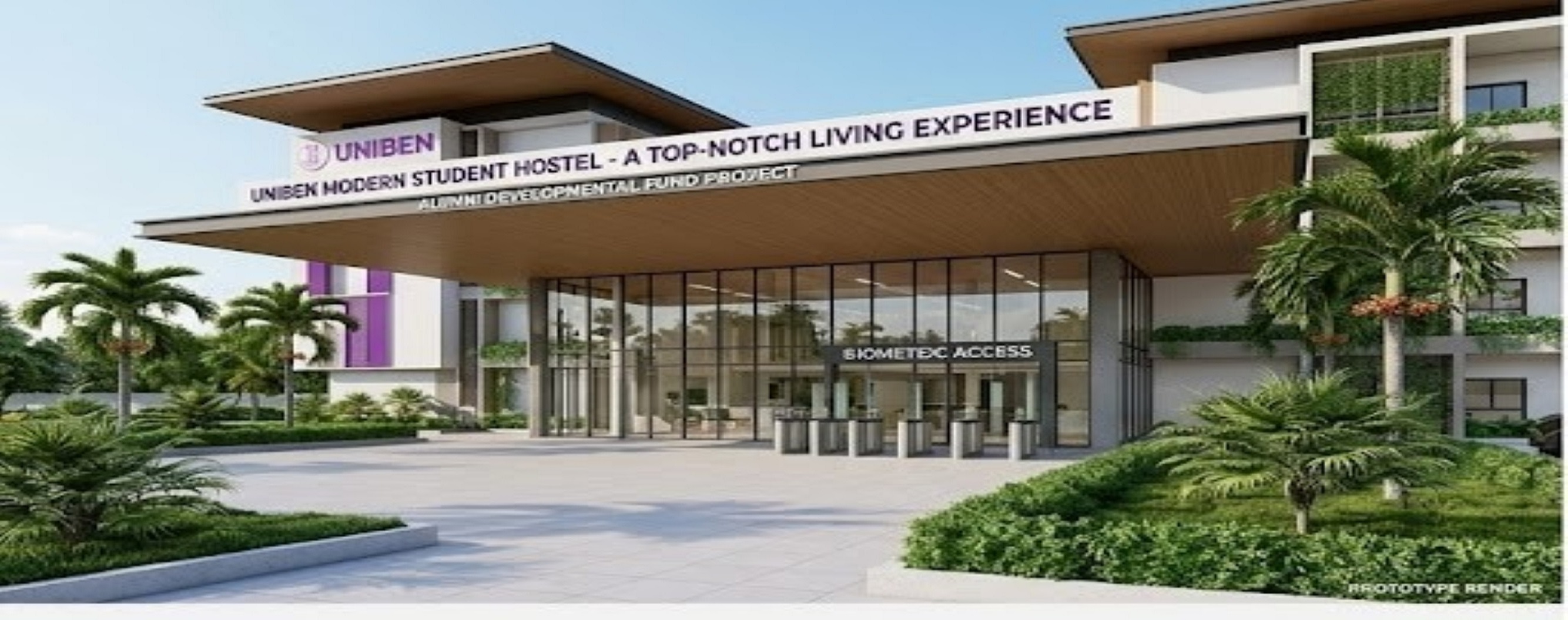 UNIBEN Modern Student Hostel — Proposed Render